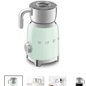 Smeg Retro Style Milk Frother in Pastel Green NWT